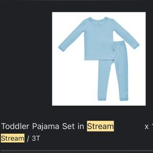 Kyte baby pajamas on stream